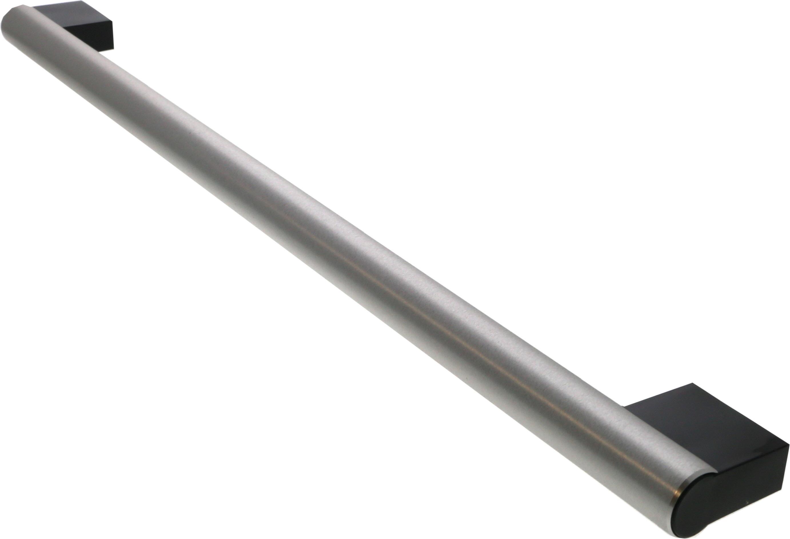 POIGNEE Four PORTE ALU SUPPORT NOIR 555MM (entraxe 520mm)