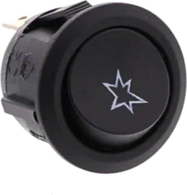 Interrupteur Cuisinière ALLUMAGE NOIR 4A 250V RK14-67