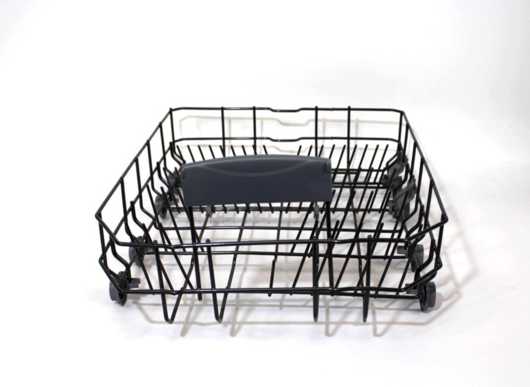 PANIER Lave-Vaisselle Inférieur 45 GRIS 380*520*140 8 ROUES AMOVIBLE POIGNEE GRISE