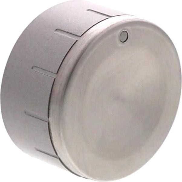 MANETTE Plaque INOX-GRISE 38*25 3h 6mm 11mm