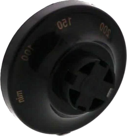 DISQUE Four MANETTE Thermostat NOIR