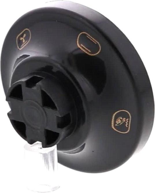 DISQUE Four MANETTE Commutateur NOIR
