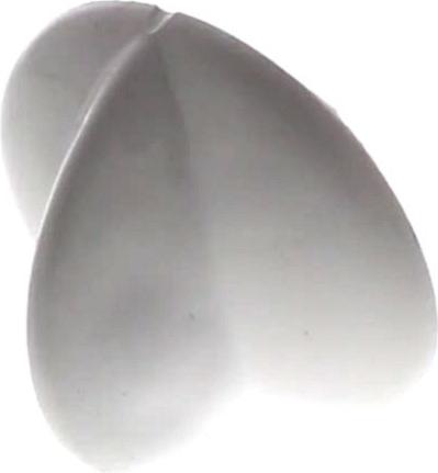 MANETTE Plaque GAZ BLANCHE 40*23 12h 6mm 11mm