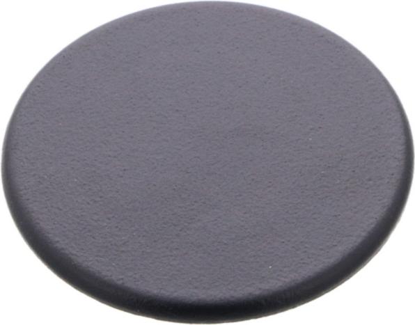 CHAPEAU Plaque BRULEUR Semi-rapide D74MM NOIR MAT