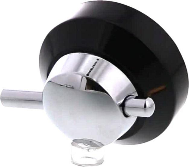 MANETTE Four LAITON/CHROME AXE 9H diam 8mm