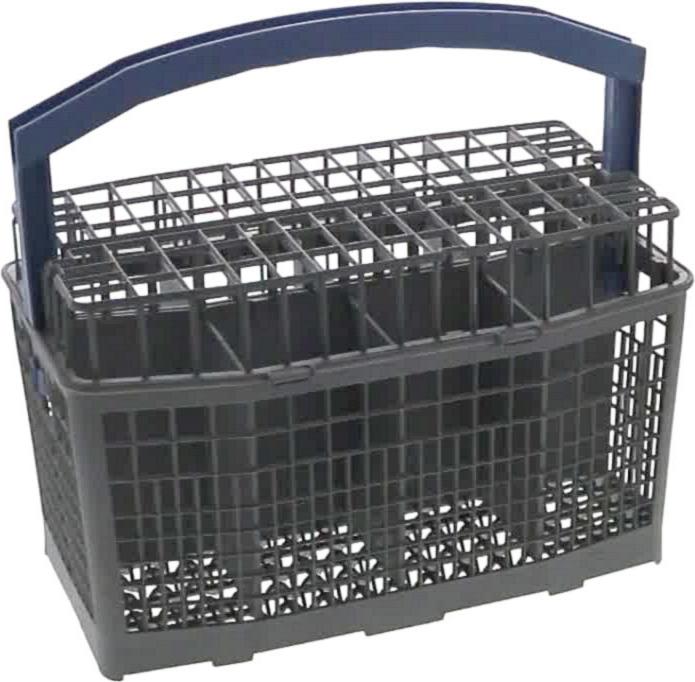 PANIER Lave-Vaisselle COUVERTS GRIS POIGNEE BLEU