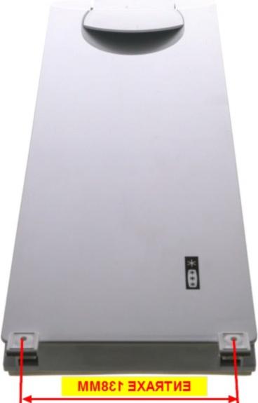PORTE Froid FREEZER BLANC  461*169*50 