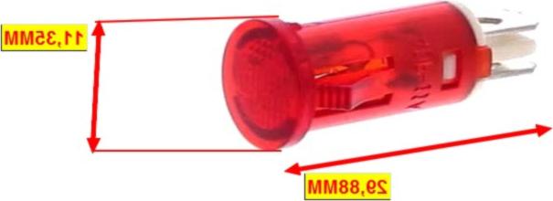 VOYANT Plaque ROUGE ADP-11A