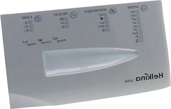 FACADE Lave-Linge TIROIR LESSIVE Blanc HELKINA HD06