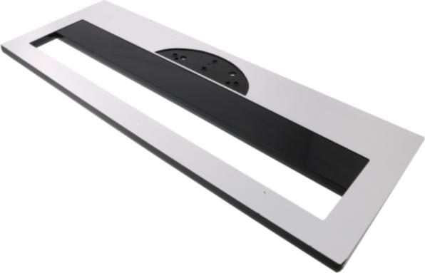 PIED TV SOCLE ALU/NOIR 43480