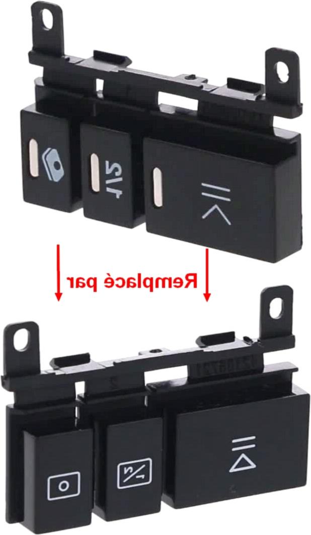 BOUTON Lave-Vaisselle START/PAUSE ANGEL (avec trou pour transfert remplacé par sans trou)