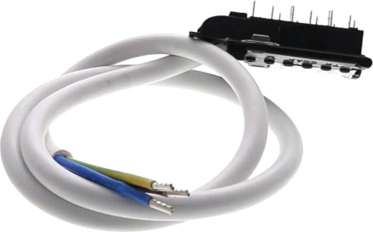 CABLE Plaque Alimentation 3*4 1,1M + BORNIER
