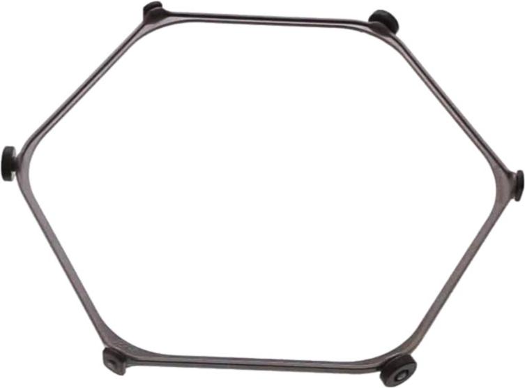 ENTRAINEUR Micro onde PLATEAU ROULETTES HEXAGONE MJW6202131803