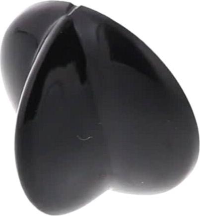 MANETTE Plaque GAZ NOIRE 40*23 12h 6mm 11mm