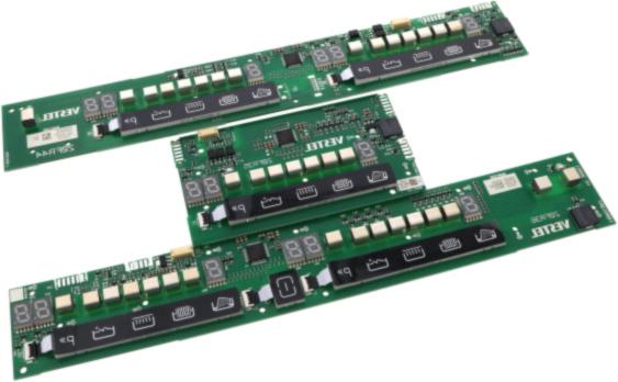 PLATINE Plaque COMMANDE KIT DROITE+GAUCHE+CENTRALE 23585783