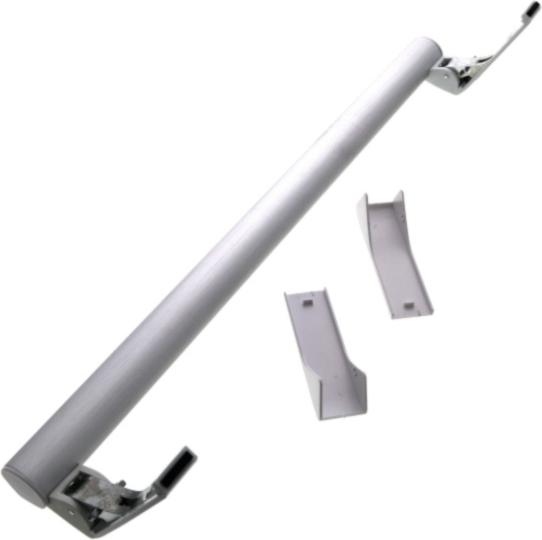 POIGNEE Froid PORTE ALU EMBOUT BLANC DECOMPRESSION 500MM (465MM)
