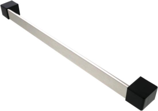 POIGNEE Four ALU EMBOUT NOIR 473MM (ENTRAXE 398MM)