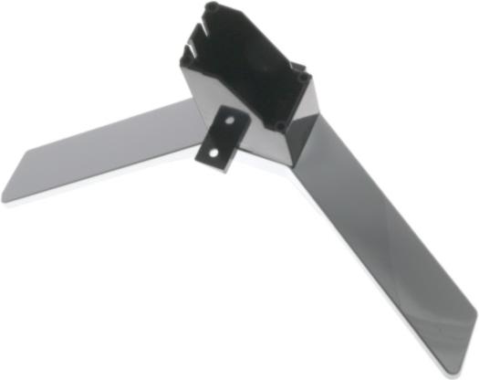 PIED TV GAUCHE CHROME NOIR