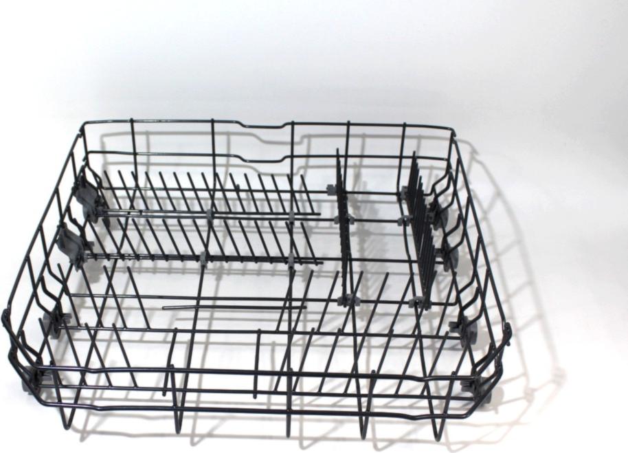 PANIER Lave-Vaisselle Inférieur 60 GRIS 525*525*140 8 ROUES MOBILE SANS POIGNEE ARRET PANIER D+G