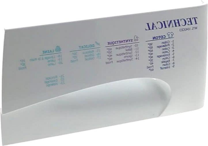 FACADE Lave-Linge BAC LESSIVE