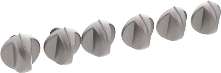 MANETTE Cuisinière GRISE ZETA-WT-INOX (kit de 6 pour BCG606X)