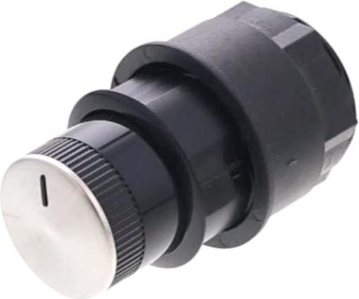 MANETTE Four COMMUTATEUR/THERMOSTAT NOIRE PUSH PULL 32*65 3H 6MM 20MM