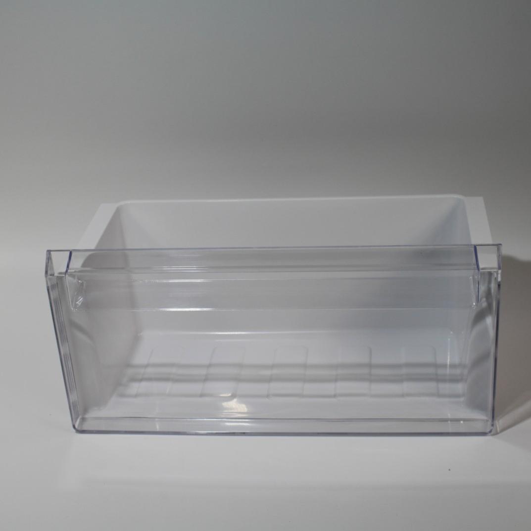 TIROIR Froid Inférieur CONGELATEUR BLANC FACADE TRANSPARENT CLAIR 445*210*249