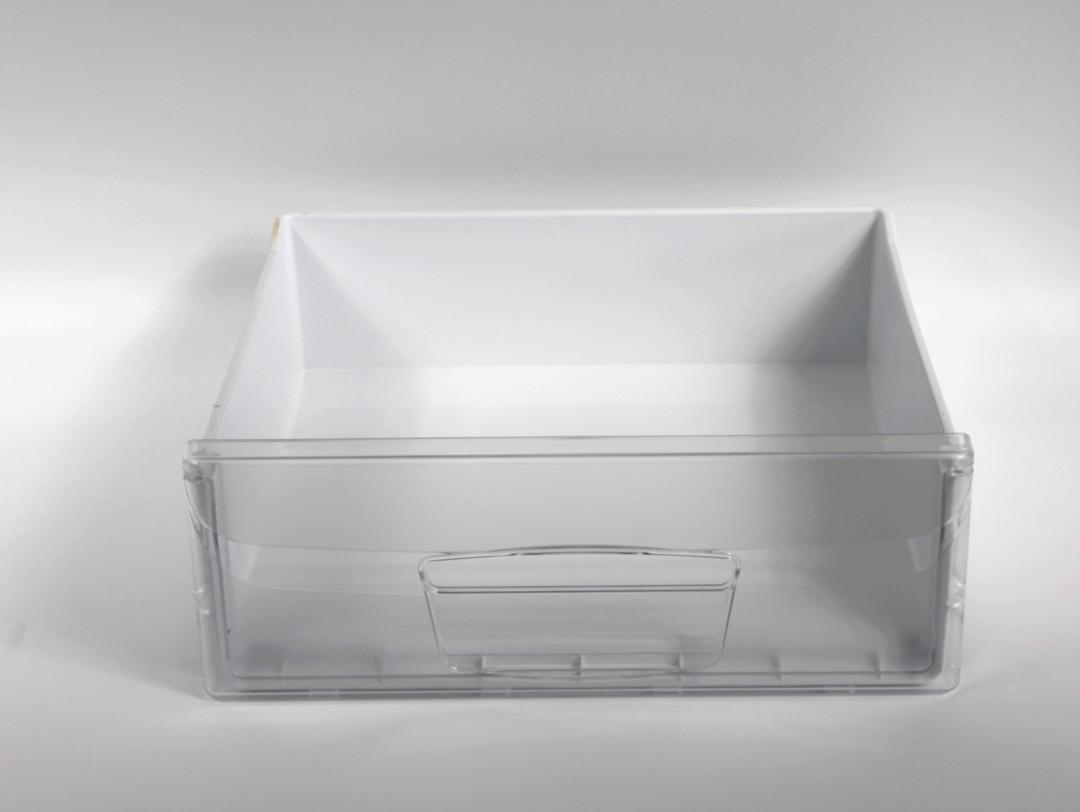 TIROIR Froid SUPERIEUR  Blanc FACADE TRANSPARENT CLAIR 397*141*377