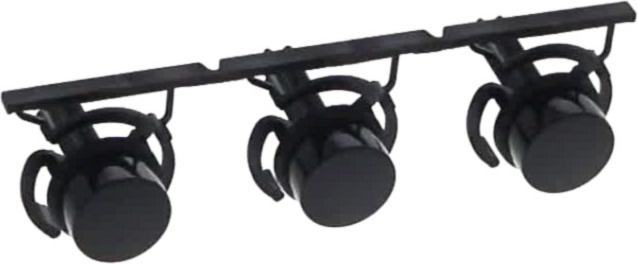 BOUTON Four NOIR (lot de 3)