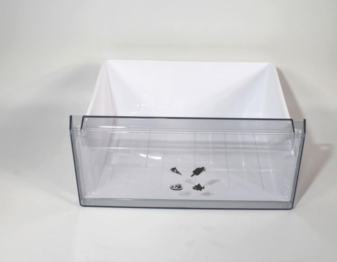 TIROIR Froid Congélateur  Blanc FACADE TRANSPARENT GRIS 445*210*354 FN2-45/C.00.08-03