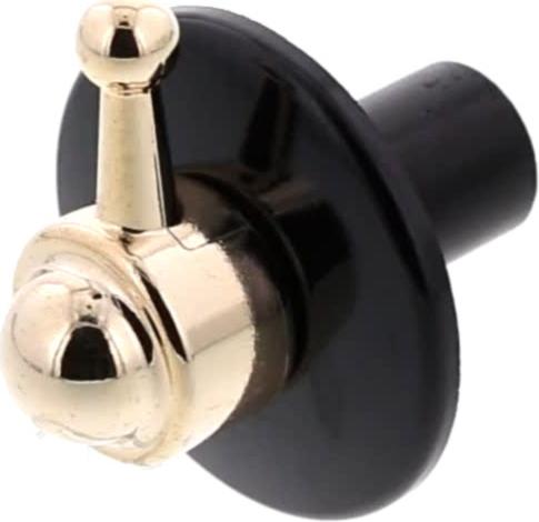 MANETTE Plaque RUSTIQUE DOREE **remplacée par noire**