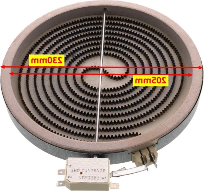 Résistance Plaque Hilight 2300W 210MM 10.51111.004 EGO 2302032841 eika