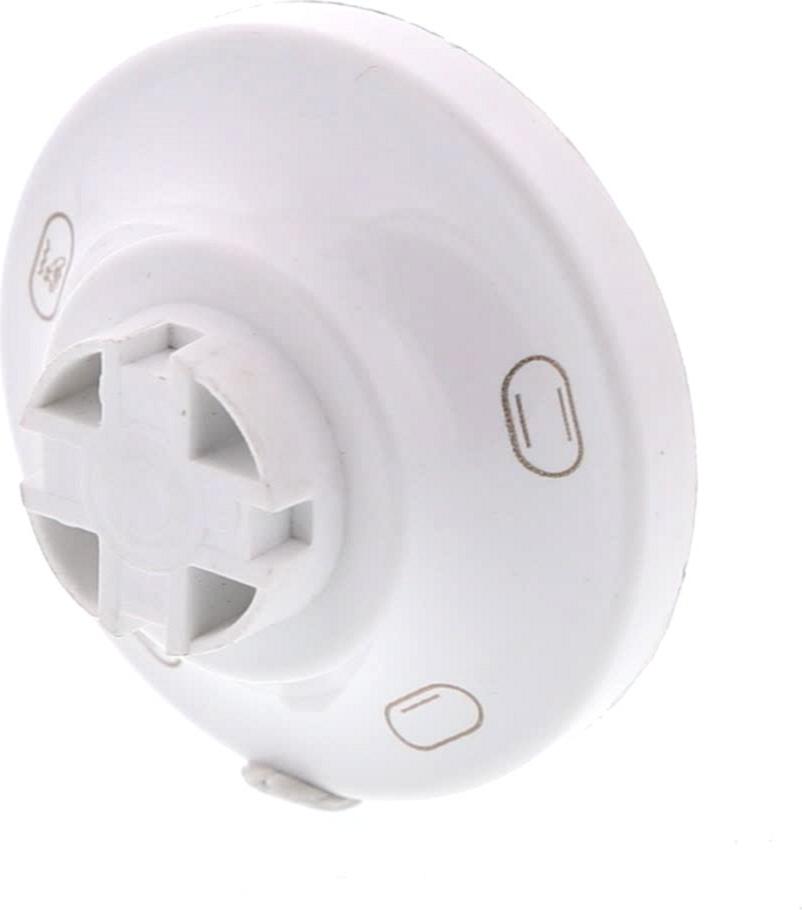 DISQUE Four MANETTE Commutateur Blanc