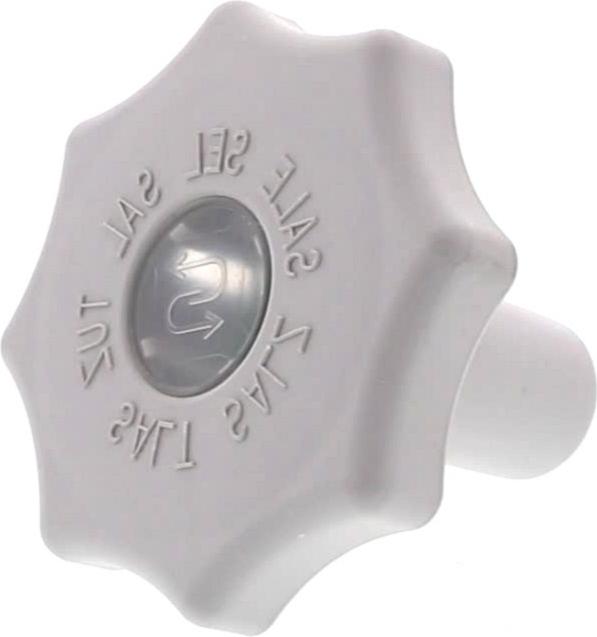 BOUCHON Lave-Vaisselle BAC SEL + INDICATEUR 84mm GRIS CLAIR