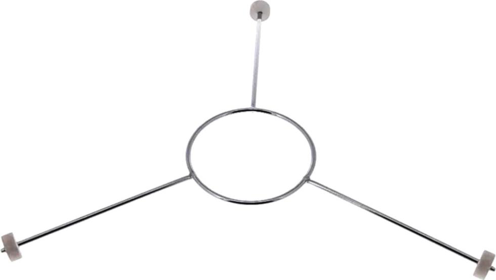 ENTRAINEUR Micro onde ROULETTE PLATEAU 3 BRANCHES 172mm (avec roue) Ø ROUE 14*6