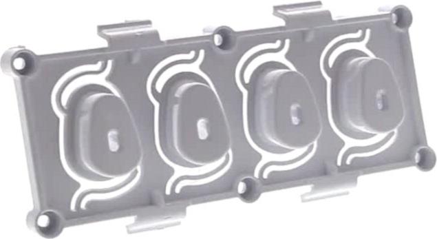 BOUTON Lave-Linge POUSSOIR (lot de 4) IBIZA