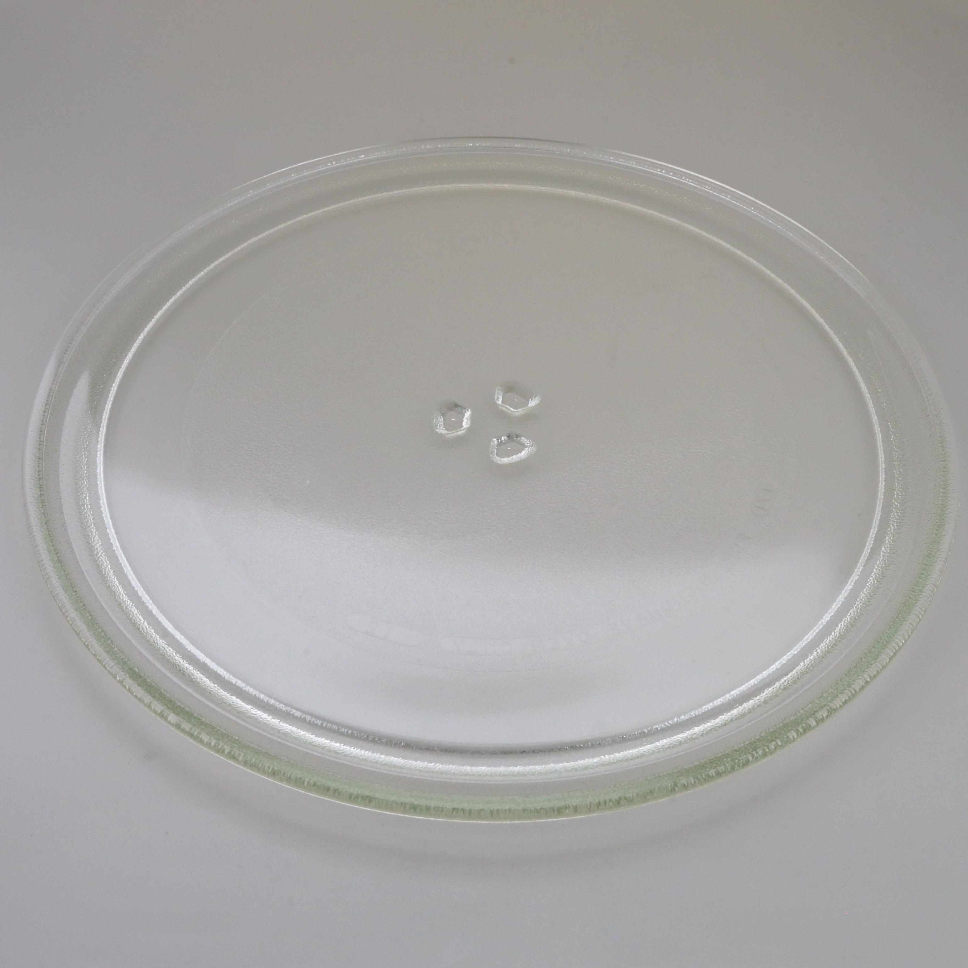 PLATEAU Micro onde VERRE 340MM 3 EROTS  PISTE 226/283 H15MM