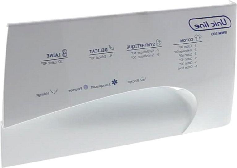 FACADE Lave-Linge BAC LESSIVE Blanc UNIC LINE UWM500