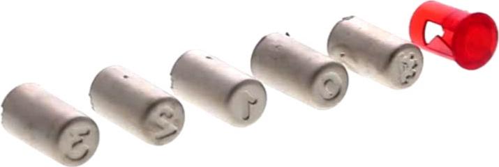 BOUTON Hotte KIT DE 5+CACHE VOYANT