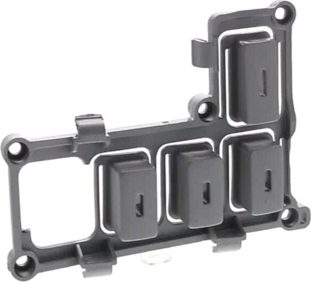 BOUTON Lave-Linge POUSSOIR GRIS (Jeu de 5)