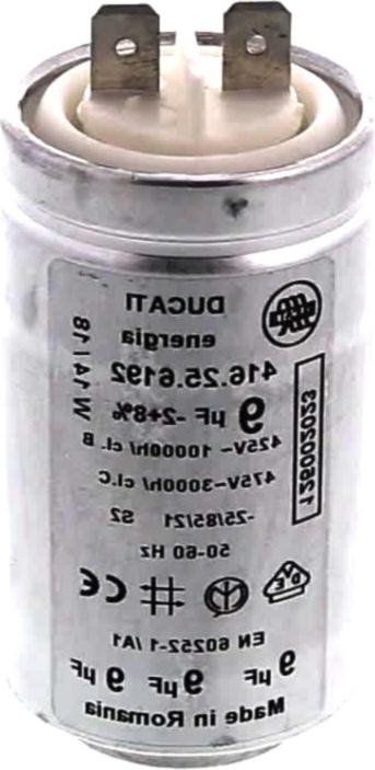 CONDENSATEUR Sèche-Linge 9uf 450V