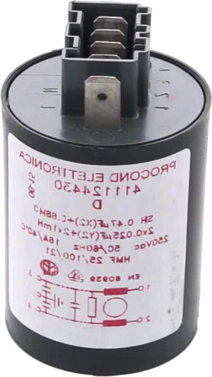 CONDENSATEUR Lave-Linge ANTIPARASITE 411124430 0.47UF(X2)  2X0.025UF