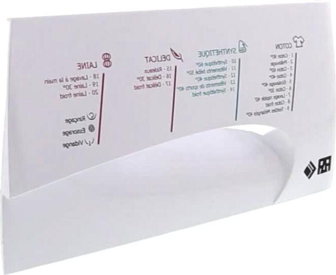 FACADE Lave-Linge TIROIR LESSIVE